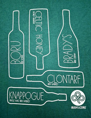 Caskers Irish To The Core Green Bella + Canvas T-Shirt Unisex NEW