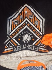 American Fighter Lot Of 5 Short Sleeve Shirt 3-4XL 2- 5XL MMA