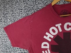 Red Hot Chili Peppers Unisex Bay Island Sportswear T-Shirt Size XL Red