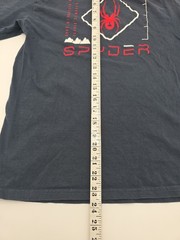 Spyder T-Shirt Men Small Blue Graphic Cotton Tee.#43037