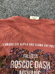 Comfort Colors Shirt Mens Medium Pink Lambda Chi & Sigma Chi Fallfest 2016 Tee