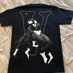 Vlone Black City Morgue-Dogs T-Shirt Size M $65 Last Sale 100% Authentic NWT