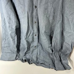 The Foundry Supply Co Young Men’s 3XL Long Sleeve Shirt Button Down 2 Tone Gray