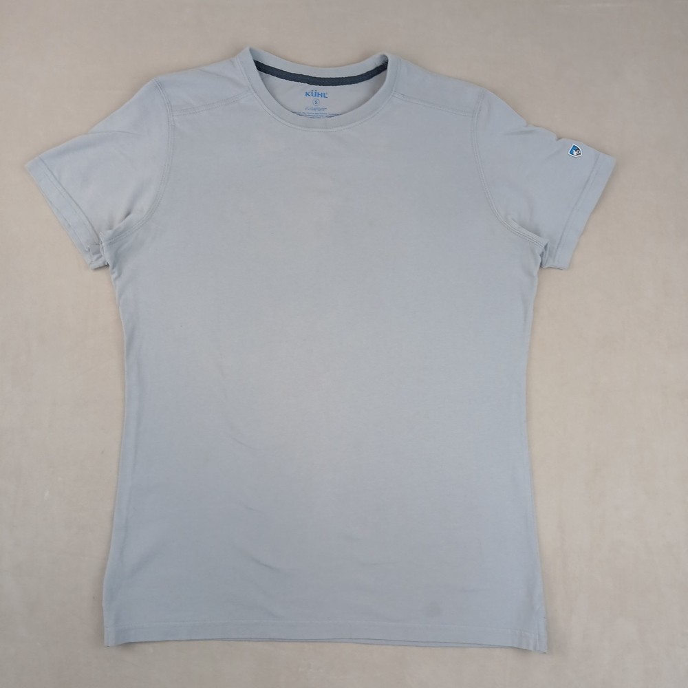 Kuhl Wildfibre Small Mens T Shirt Stretch Outdoor Hiking Athletic 20×27 FLAWS