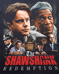 The Shawshank Redemption Movie T-Shirt Prison Film Graphic Tee S-5XL