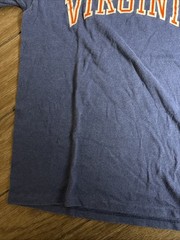 Vintage 70s 80s Virginia Collegiate T-Shirt Men’s L Navy USA Made Cotton