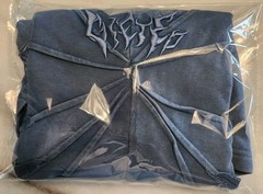 GFTD LA Men’s Blue Textured Front Web Tshirt-Great Quality Cotton Fabric-Medium