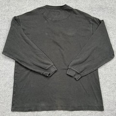 Vintage Levis Red Tab Henley Shirt Mens XL Black Long Sleeve Thermal 90s