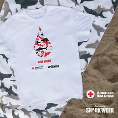 American Red Cross x Discovery Shark Week 2022 Give Blood XL T-Shirt