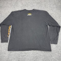 Vintage JNCO Jeans Shirt Mens 2XL Black Skull Long Sleeve Hit Made In USA Y2K