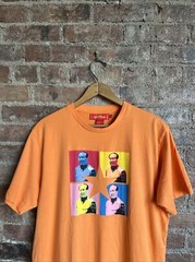 Shanghai Tang Men’s Mao Tee, Sz Large, Bright Orange 100% Cotton