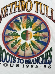 Vintage Jethro Tull Roots To Branches Tour T-Shirt Size XL Band Tee 1996 90s