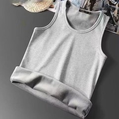 Winter Autumn Mens Undershirt Base Layer Daily Solid Color Tank Top Thermal