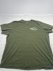 Eddie Bauer Men’s Green Graphic Logo Knit Crew Neck Short Sleeve XXL T-Shirt