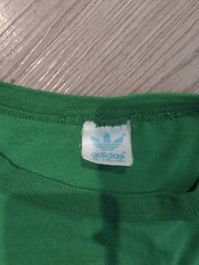 Vintage 70s Adidas Trefoil Big Logo Athletic Sportswear Graphic T-Shirt Size XL