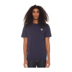 Cult Of Individuality Crew Neck T-Shirt Foil XX Gold Mens Blue 623B10