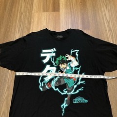 My Hero Academia Anime Black Graphic T-shirt Size XL