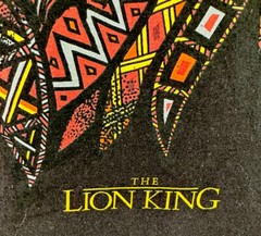 LION KING T-Shirt Mufasa Simba Gray Adult Size L