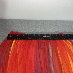 Sesame Street Elmo Shirt Tulle Skirt and Scrunchie 3 Piece Outfit Girls Sz 6/6X