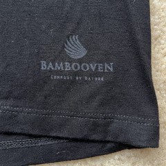 Bambooven Men’s Black Bamboo V-Neck Undershirt – Size XL – VGUC – Stretch