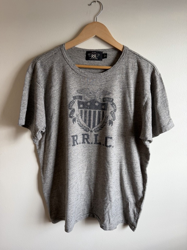 RRL Men’s Cotton Crew Neck T-Shirt Short Sleeve XL