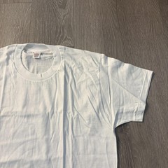 Vintage Jockey Shirt Mens Large White Blank Power Knit Tee T-Shirt Made USA