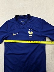 Nike Men’s Navy France Soccer Jersey S Dri-FIT Short Sleeve