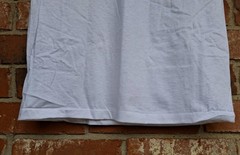 Hanes V Neck Blank T Shirt Vtg 70s Cotton Undershirt UNWORN S 34-36