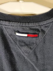 Vintage Tommy Hilfiger Shirt Mens Multicolor Striped Crest Logo 90s Xtra Large
