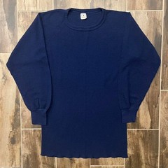 VTG Northwest Territory Thermal Mens XXL Navy Polycotton Waffle-Knit Long-Sleeve