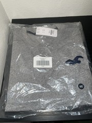 Mens HOLLISTER Must Have Collection Crew T-Shirt Gray NEW Size XXS