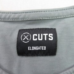 Cuts Shirt Mens Medium Short Sleeve Henley Crew Neck Buttons Pullover Green