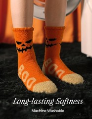 Halloween Fuzzy Socks 4X Thicker 2X Softer Cozy Fluffy Fits Size 612 Women