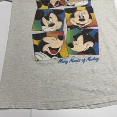 Vintage Disney Mickey Mouse Sleep Shirt Adult One Size Fits All 24×33.5