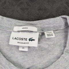 Lacoste T Shirt Game Set Match Tennis Gray Short Sleeve Unisex Adult XL