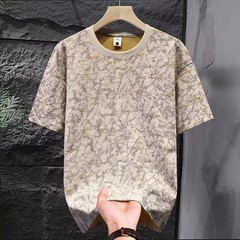 Men’s Ripped Streetwear Vintage Distressed Oversized Cotton Graphic T-Shirt