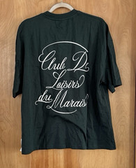 Asos Design Men’s Oversized T-Shirt Tee With Text Graphic Dark Green Size L New