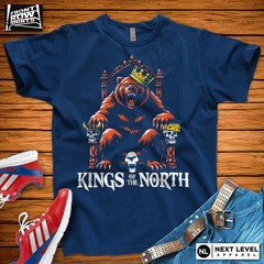 CHICAGO FOOTBALL NFC NORTH DIVISION CHAMPIONS ***KINGS OF THE NORTH*** T-SHIRT