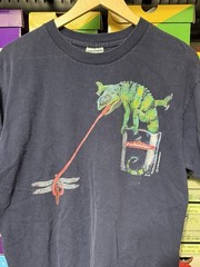 Vintage 1997 Budweiser Iguana We Could’ve Been Huge T-Shirt Size Large