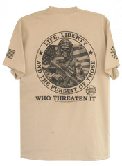 Second Amendment Life, Liberty and the Pursuit of Those Who Threaten It T-Shirt