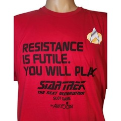 Aristocrat Gaming Star Trek The Next Generation Mens Slot Machine Graphic Shirt