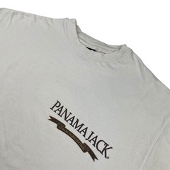 VTG Panama Jack Myrtle Beach Men’s Single Stitch S/S T-Shirt Ivory • USA • Large