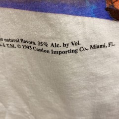 Vintage Castillo Spiced Rum T-Shirt NWOT Size Large 1993 Single Stitch