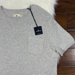 The Normal Brand Men’s Size XL Stone Waffle Knit Sweater Tee Shirt Short Sleeve