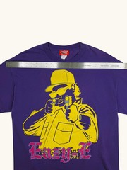 Ruthless Records Eazy-E 20th Anniversary Purple Graphic T-Shirt Mens XL NWA Rap