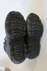 Boys The North Face Chilkat Lace II Waterproof Black Suede/Rubber Boots 4