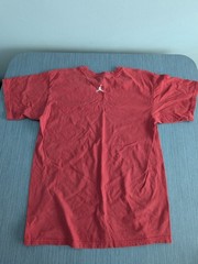 Nike Air Jordan Shirt Adult Large Red Mens L Big Jump Man Graphic Tee