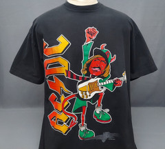 Vintage AC/DC Shirt Size XL 2000 Single Stitch Angus Young Band Tee Y2K
