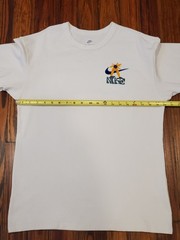Nike Max90 Earth Day Tee FV3740-901 Embroidered Beige Cotton Small Loose Fit EUC