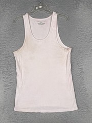 Tommy Hilfiger Shirt Adult Extra Large White Tank Sleeveless Scoop Neck